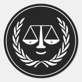 Adesivo Redondo Formando da Faculdade de Direito do Advogado