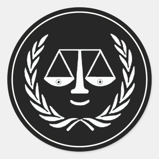 Adesivo Redondo Formando da Faculdade de Direito do Advogado (Frente)