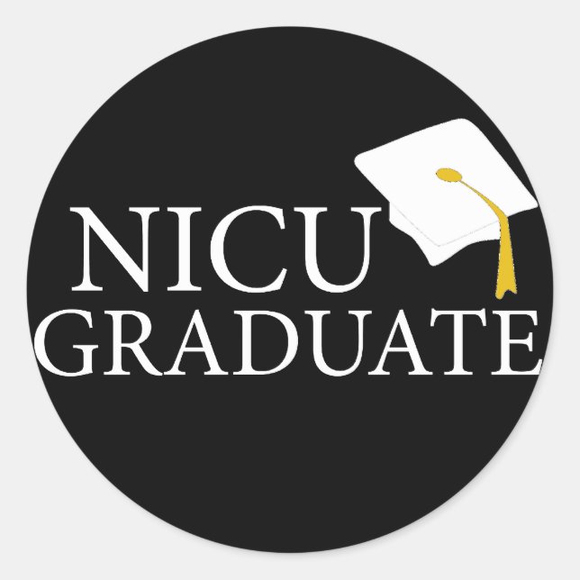 Adesivo Redondo Formando de NICU (Frente)