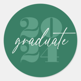 Adesivo Redondo Formando Moderno Minimalista | Verde