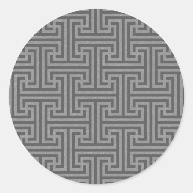 Adesivo Redondo Formas geométricas simples (Frente)