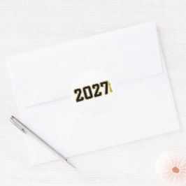 Adesivo Redondo Formatura da turma de 2027 dos Lettermen