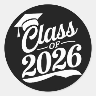 Adesivo Redondo Formatura Graduado Orgulhoso Turma De 2026