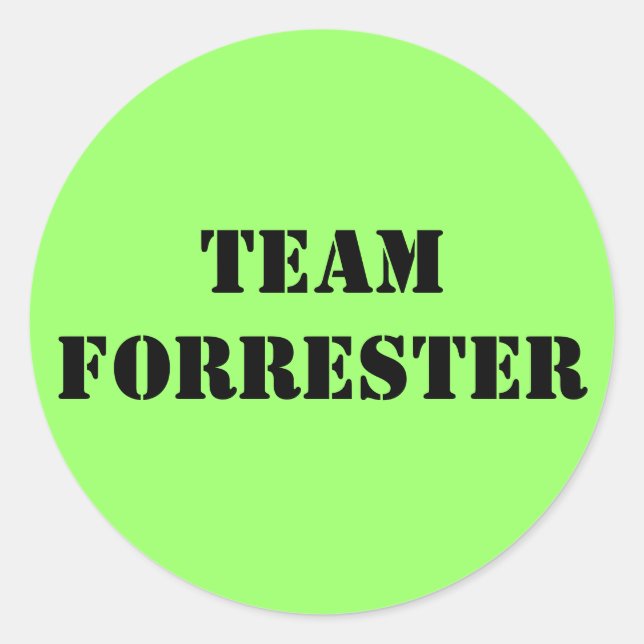 ADESIVO REDONDO FORRESTADOR DE EQUIPE (Frente)