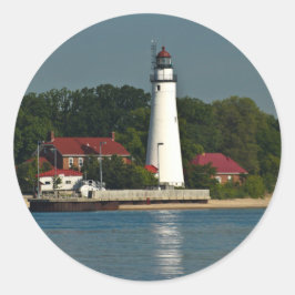 Adesivo Redondo Fort Gratiot Michigan
