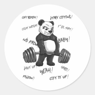 Adesivo Redondo Forte Urso de Camisa-Camisa-Homem-Criador-de-Carro