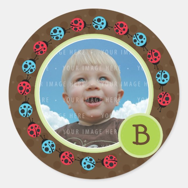 Adesivo Redondo FOTO: Círculo 1 da pata-pássaro (Frente)