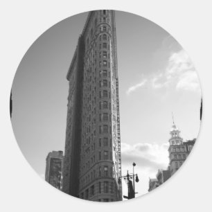 Adesivo Redondo Foto da construção de Flatiron