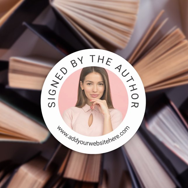 Adesivo Redondo Foto de perfil assinada pelo autor (Criador carregado)