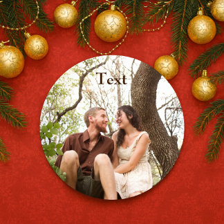 Adesivo Redondo Foto Fora