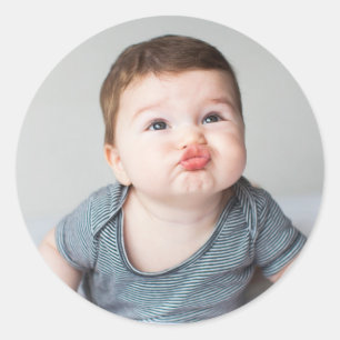 Adesivo Redondo Foto Personalizada Perfeita para Formaturas, Casam