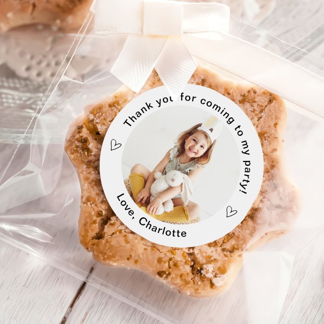 Adesivo Redondo Foto Personalizada Simples Clássica (Criador carregado)