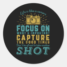 Fotografia Motivada Citação Vida É Como Câmera