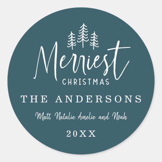 Adesivo Redondo fotografia rústica moderna e mínima (Frente)