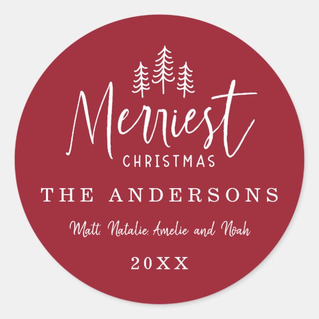 Adesivo Redondo fotografia rústica moderna e mínima (Frente)