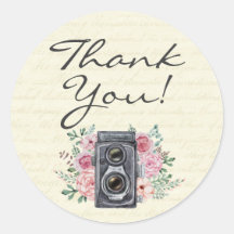 Fotógrafo Da Câmera Vintage Fotografia Obrigado