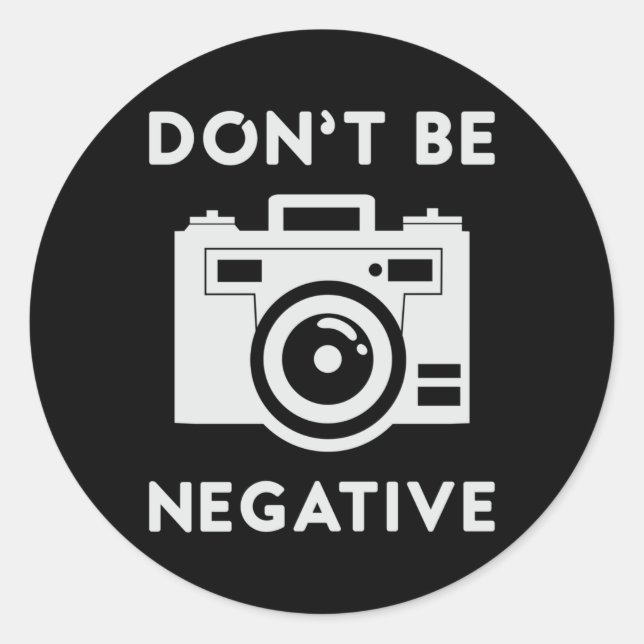 Adesivo Redondo Fotógrafo Lente Fotografia Câmara Engraçada Presen (Frente)