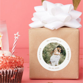 Adesivo Redondo fotomograma elegante bastão redondo clássico de ca