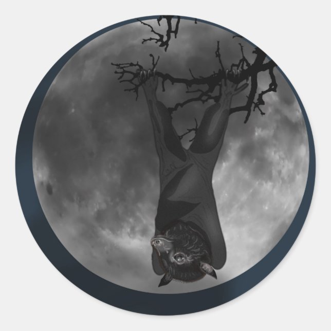 Adesivo Redondo Fox Bat Voadora (Frente)