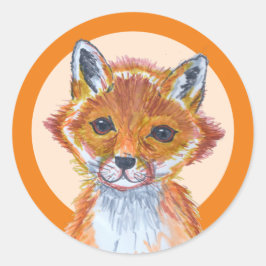 Adesivo Redondo Fox de Cód-Água