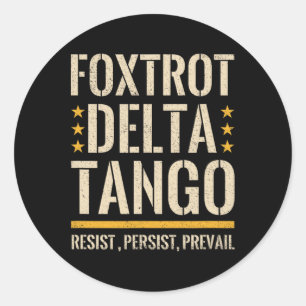Adesivo Redondo Foxtrots Deltas Tangos Resiste Camo Camouflage Par