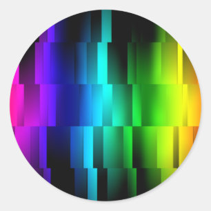 Adesivo Redondo Frações Prism