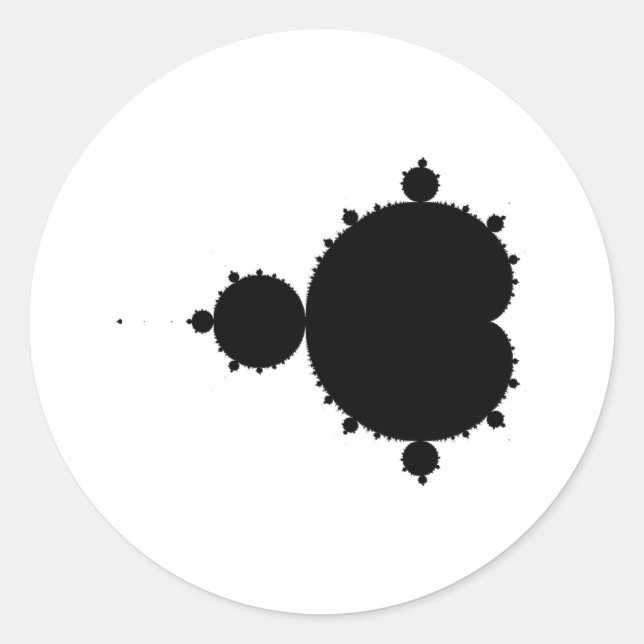 Adesivo Redondo Fractal (Frente)