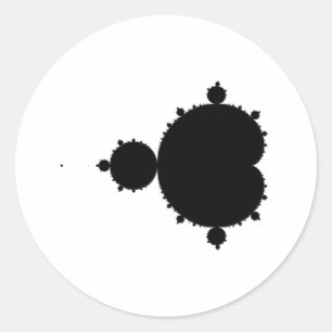 Adesivo Redondo Fractal