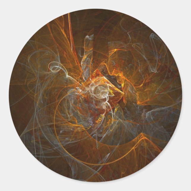 Adesivo Redondo Fractal281 (Frente)