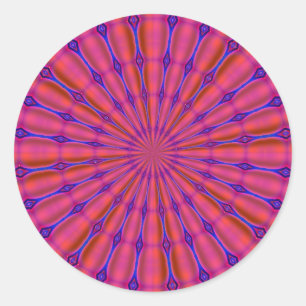 Adesivo Redondo Fractal 57,Adesivos