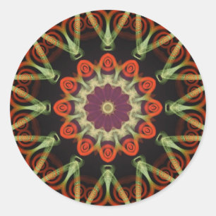Adesivo Redondo FractalArt nº 17 Sticker