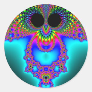 Adesivo Redondo Fractowl