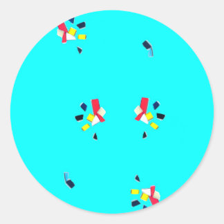 Adesivo Redondo "Fragmentos"
