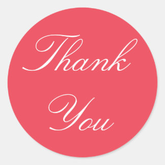 Adesivo Redondo Framboesa Tropical Obrigado Stickers