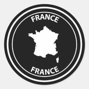 Adesivo Redondo França