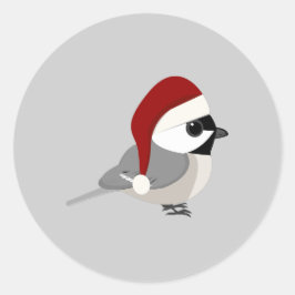 Adesivo Redondo Frango de Natal