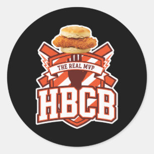 Adesivo Redondo Frango, Hbcb O Frango Sanduíche Mvp Real Dge 