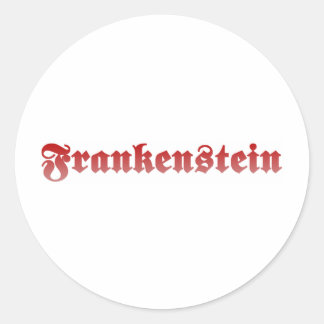 Adesivo Redondo Frankenstein