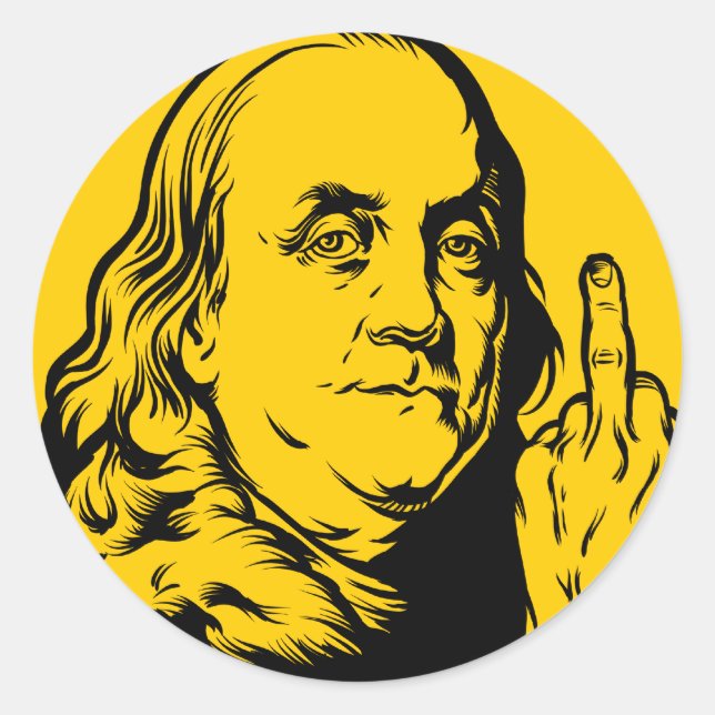 Adesivo Redondo Franklin (Frente)