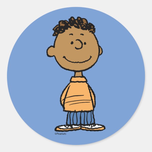 Adesivo Redondo Franklin Smiling (Frente)