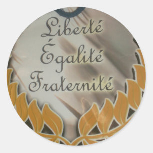 Adesivo Redondo Fraternidade da Igualdade de Liberdade.png