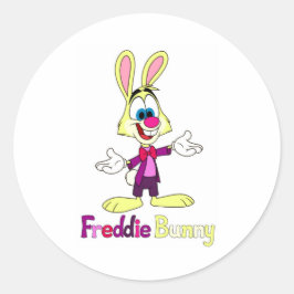 Adesivo Redondo Freddie Bunny