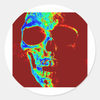 Adesivo Redondo Freddy de néon