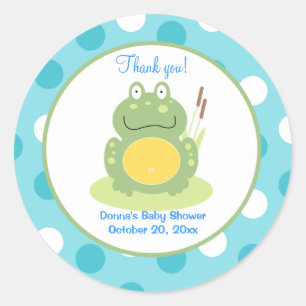 Adesivo Redondo Freddy, o Sapo do Favor Redondo