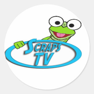 Adesivo Redondo Freddy ScrapsLogotipo da TV