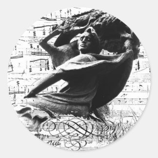 Adesivo Redondo Frederic Chopin