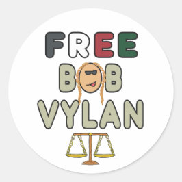 Adesivo Redondo Free Bob Vylan