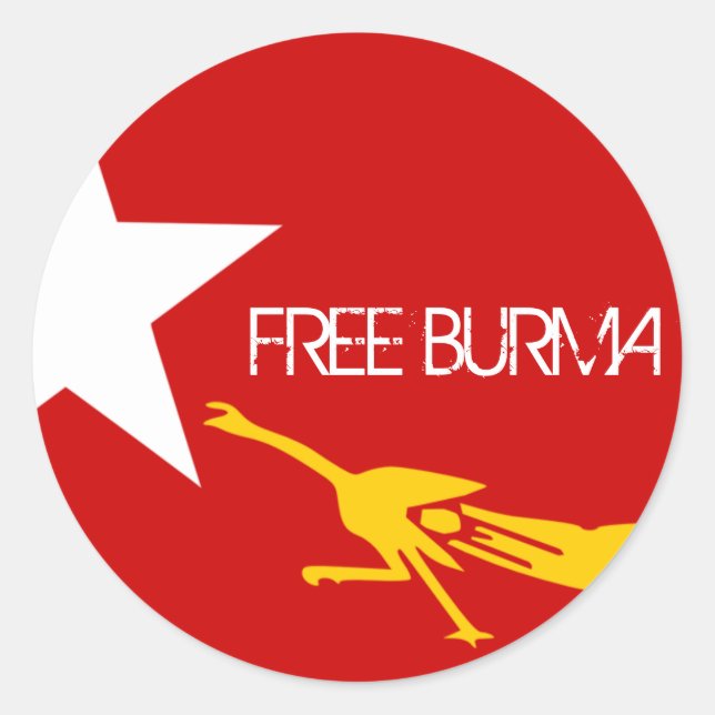 ADESIVO REDONDO FREE BURMA (Frente)