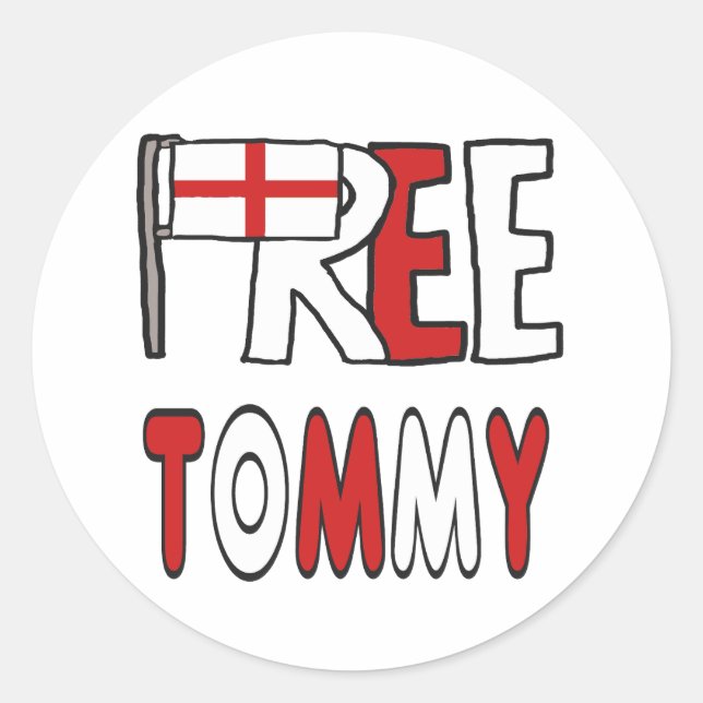 Adesivo Redondo Free Tommy (Frente)