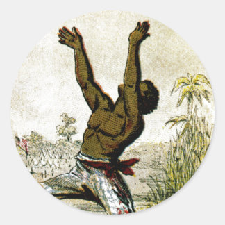 Adesivo Redondo Freed Slave